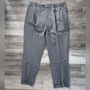 Ralph Lauren Gray Pleated Dress Pants 38x32